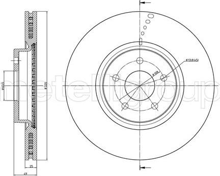 Fri.Tech. BD1681 - Bremžu diski www.autospares.lv