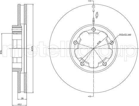 Triscan 0 986 479 136 - Bremžu diski www.autospares.lv