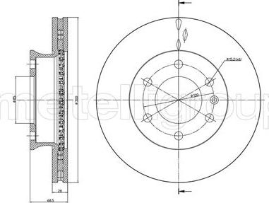 Fri.Tech. BD1046 - Bremžu diski www.autospares.lv