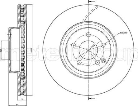 Fri.Tech. BD1040 - Bremžu diski www.autospares.lv