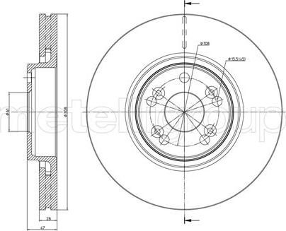 Fri.Tech. BD1058 - Bremžu diski www.autospares.lv