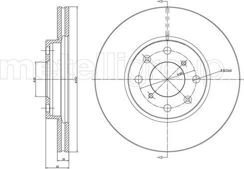 Fri.Tech. BD1062 - Bremžu diski www.autospares.lv