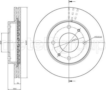 Fri.Tech. BD1017 - Bremžu diski www.autospares.lv