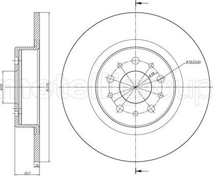 Fri.Tech. BD1088 - Bremžu diski www.autospares.lv