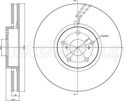 Fri.Tech. BD1033 - Bremžu diski www.autospares.lv