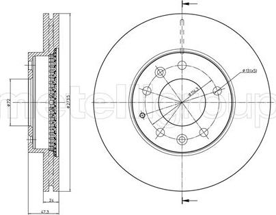 Fri.Tech. BD1037 - Bremžu diski www.autospares.lv