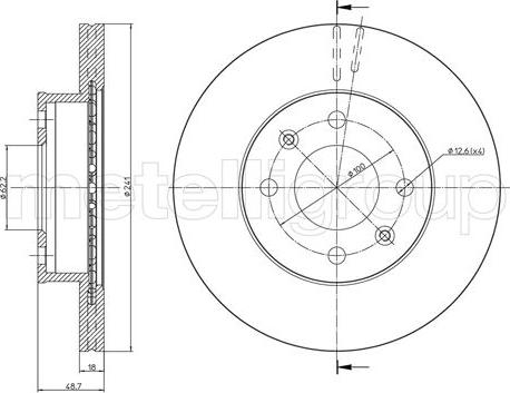 Fri.Tech. BD1027 - Bremžu diski www.autospares.lv