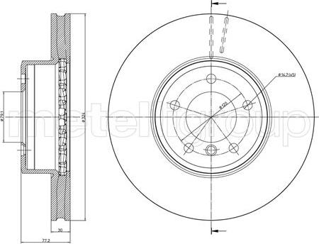 Fri.Tech. BD1076 - Bremžu diski www.autospares.lv