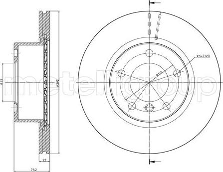 Fri.Tech. BD1072 - Bremžu diski www.autospares.lv