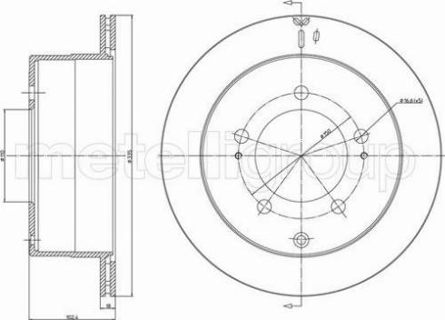 Fri.Tech. BD1191 - Bremžu diski www.autospares.lv