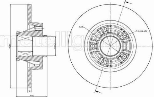 Fri.Tech. BD1141 - Bremžu diski www.autospares.lv