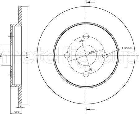 Fri.Tech. BD1154 - Bremžu diski www.autospares.lv