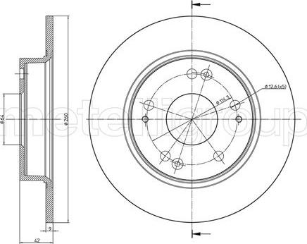 Fri.Tech. BD1108 - Bremžu diski www.autospares.lv