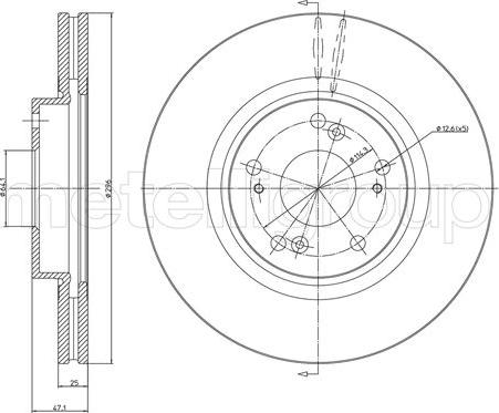 Fri.Tech. BD1348 - Bremžu diski www.autospares.lv