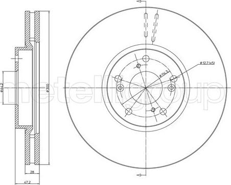 Fri.Tech. BD1309 - Bremžu diski www.autospares.lv