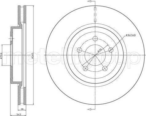 Fri.Tech. BD1305 - Bremžu diski www.autospares.lv