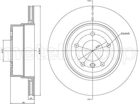 Fri.Tech. BD1336 - Bremžu diski www.autospares.lv