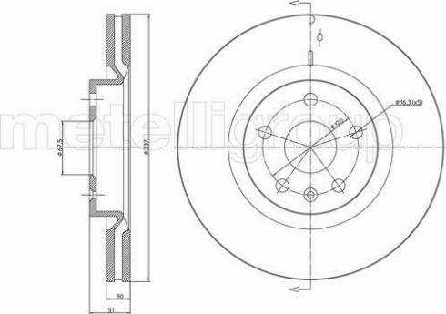 Fri.Tech. BD1376 - Bremžu diski www.autospares.lv