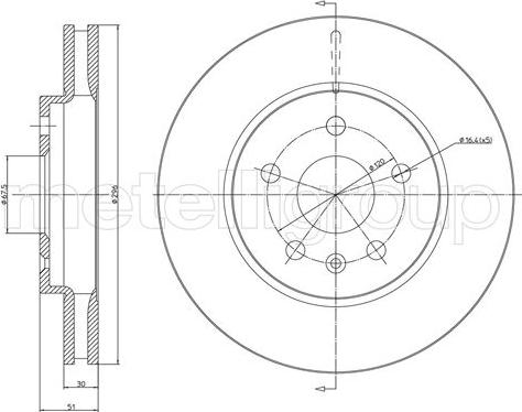 Fri.Tech. BD1377 - Bremžu diski www.autospares.lv