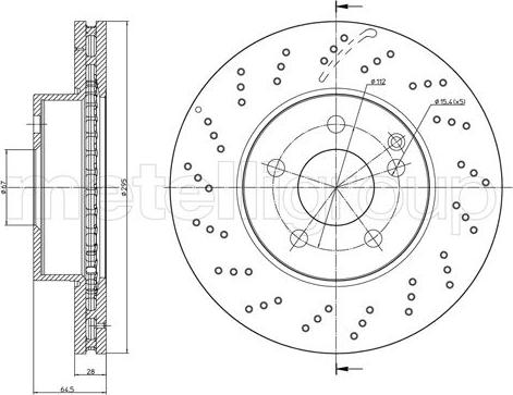 Fri.Tech. BD1243 - Bremžu diski www.autospares.lv