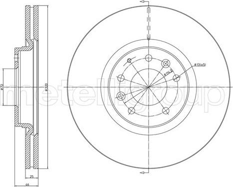 Fri.Tech. BD1255 - Bremžu diski autospares.lv