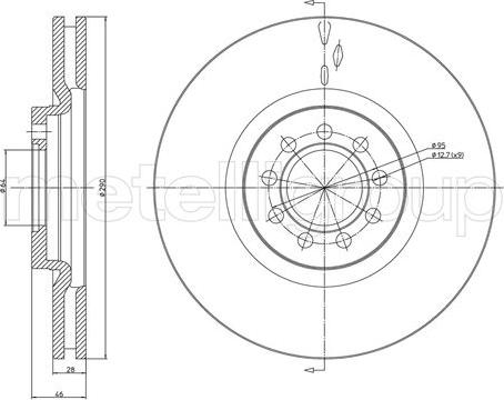 Fri.Tech. BD1252 - Bremžu diski www.autospares.lv