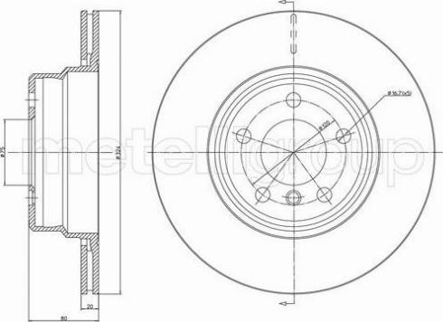 Fri.Tech. BD1201 - Bremžu diski autospares.lv