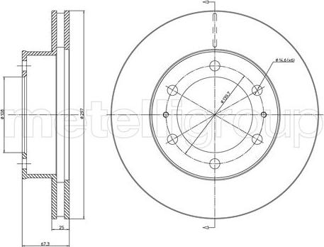 Fri.Tech. BD1289 - Bremžu diski www.autospares.lv