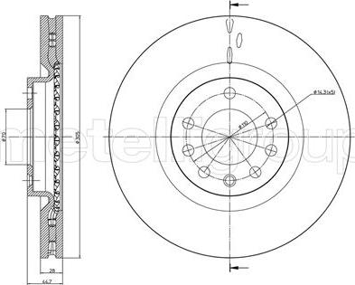 Fri.Tech. BD1238 - Bremžu diski www.autospares.lv