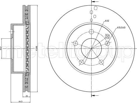 Fri.Tech. BD1232 - Bremžu diski www.autospares.lv