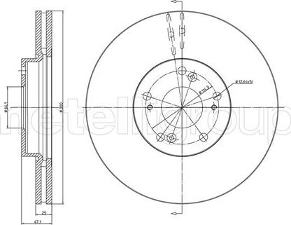 Fri.Tech. BD1279 - Bremžu diski www.autospares.lv