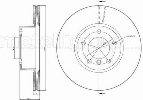 Fri.Tech. BD1276 - Bremžu diski www.autospares.lv