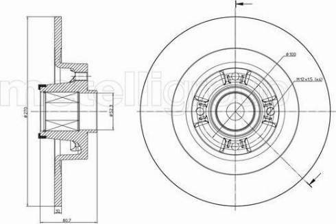 Fri.Tech. BD1271 - Bremžu diski autospares.lv