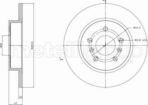 Fri.Tech. BD1763 - Bremžu diski www.autospares.lv