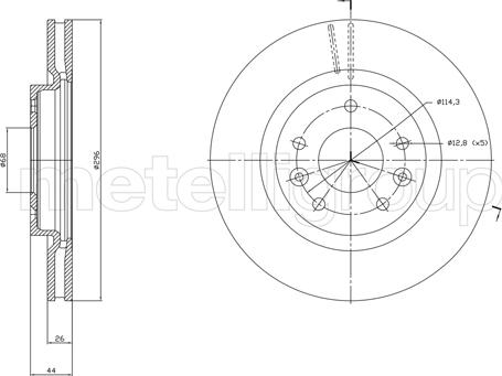 Fri.Tech. BD1762 - Bremžu diski www.autospares.lv