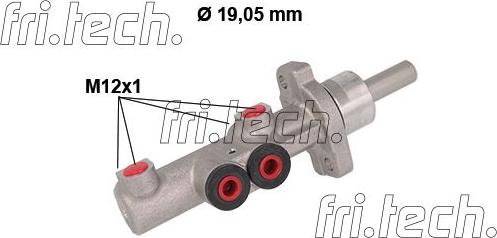 Fri.Tech. PF998 - Galvenais bremžu cilindrs www.autospares.lv