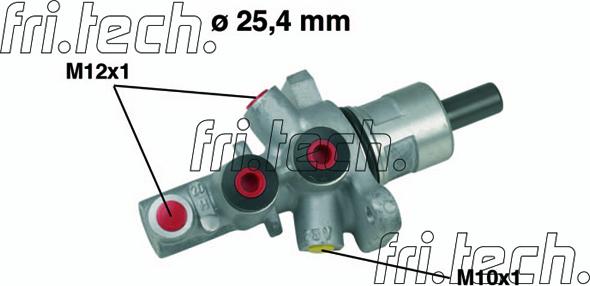 Fri.Tech. PF608 - Galvenais bremžu cilindrs www.autospares.lv