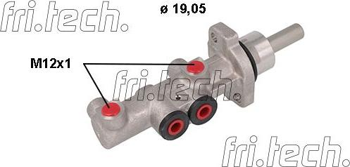 Fri.Tech. PF1117 - Galvenais bremžu cilindrs www.autospares.lv