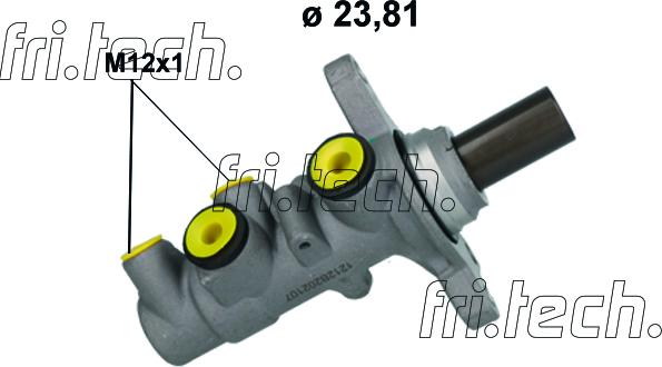 Fri.Tech. PF1212 - Galvenais bremžu cilindrs www.autospares.lv