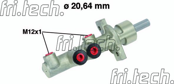 Fri.Tech. PF887 - Galvenais bremžu cilindrs www.autospares.lv