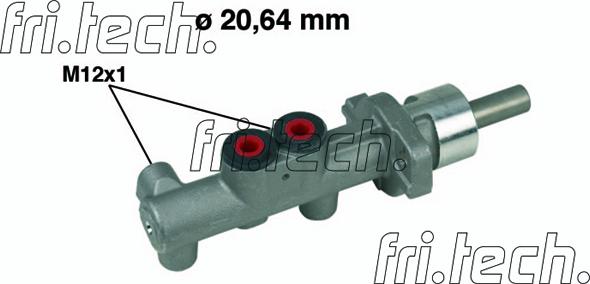 Fri.Tech. PF330 - Galvenais bremžu cilindrs www.autospares.lv