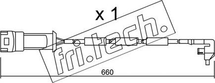 Fri.Tech. SU.090 - Indikators, Bremžu uzliku nodilums www.autospares.lv