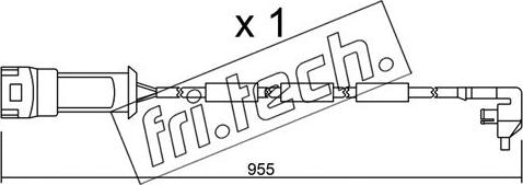 Fri.Tech. SU.091 - Indikators, Bremžu uzliku nodilums www.autospares.lv