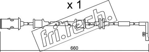 Fri.Tech. SU.142 - Indikators, Bremžu uzliku nodilums www.autospares.lv