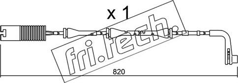 Fri.Tech. SU.151 - Indikators, Bremžu uzliku nodilums www.autospares.lv