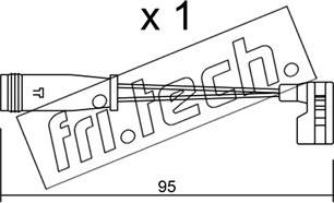 Fri.Tech. SU.164 - Indikators, Bremžu uzliku nodilums autospares.lv