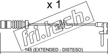 Fri.Tech. SU.161 - Indikators, Bremžu uzliku nodilums www.autospares.lv