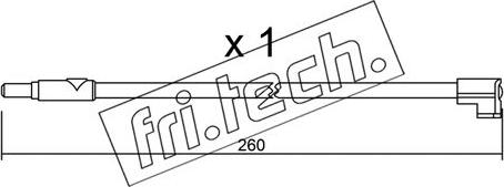 Fri.Tech. SU.116 - Indikators, Bremžu uzliku nodilums www.autospares.lv