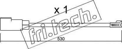 Fri.Tech. SU.340 - Indikators, Bremžu uzliku nodilums www.autospares.lv