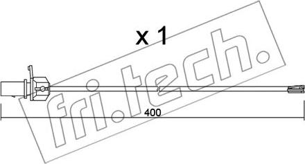 Fri.Tech. SU.347 - Indikators, Bremžu uzliku nodilums www.autospares.lv